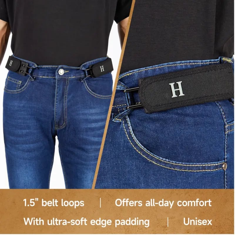 🔥 Tactical Metal Hook Elastic Belt