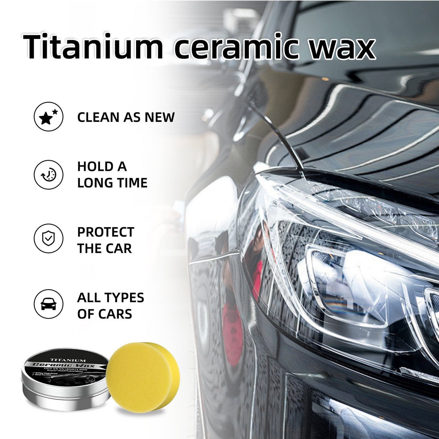 🔥Black Friday 49% OFF-🔥🚗 Titanium Ceramic Wax Cream