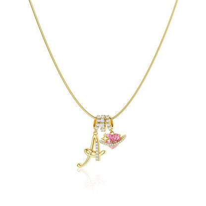 ✨Gold 3-Layering Initial A-Z Letter Heart Pendant Necklaces💗