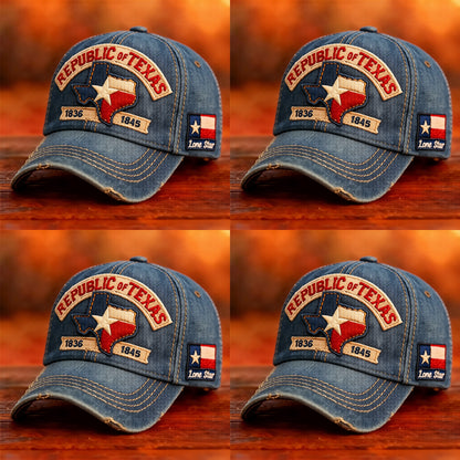 🎉New Year Flash Sale 49% OFF🤩Lone Star Legacy Texas Republic Cap🎁