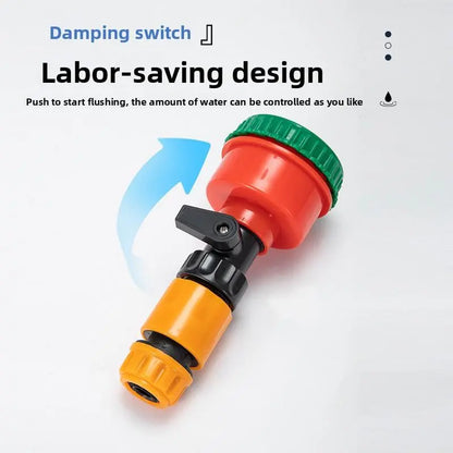 Replacement Misting Nozzle Fine Atomizing Nozzle Head for Garden Hose Abs Material 6Inch 1000 Mesh Spray Nozzle for Irrigation