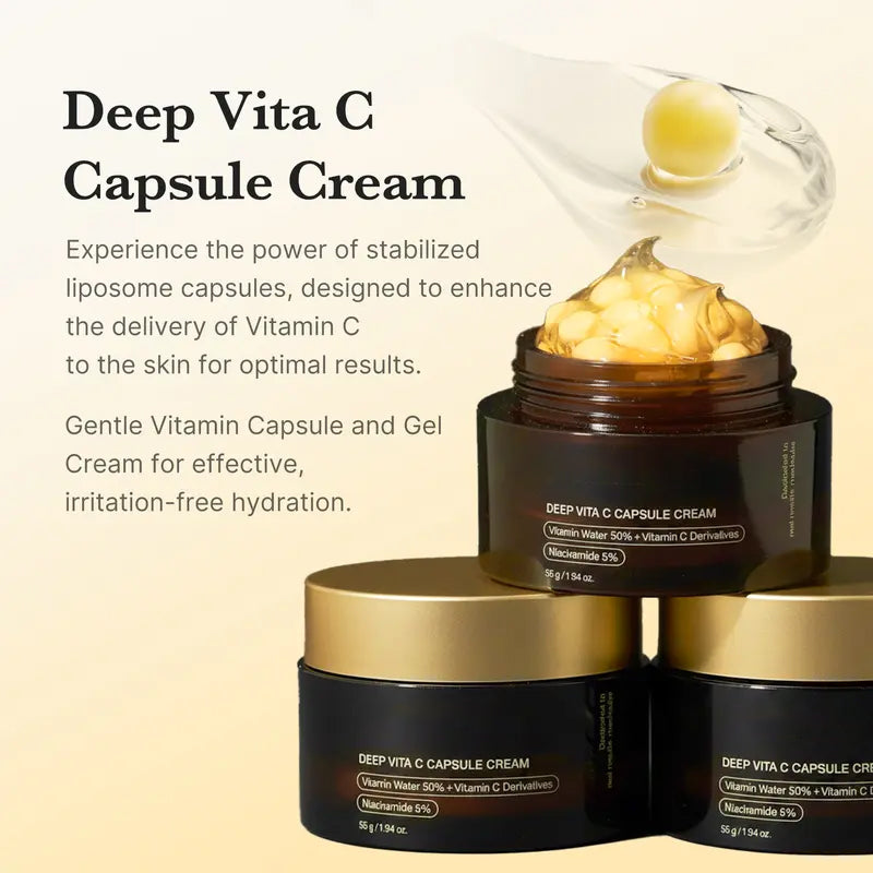 Licensed Esthetician Nikki's New Year New You Set | Includes PDRN Collagen Glow Jelly Mist Serum, PDRN Peptide Serum, Deep Vita C Capsule Cream, Deep Reviving Peptide Eye Cream