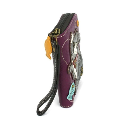 🔥Last Day 49% OFF -🐾 Zip Around Wallet – Gray Tabby Cat