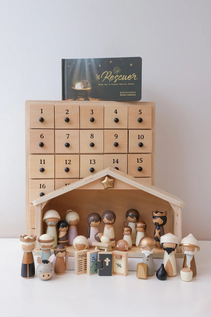 🔥LAST DAY 50% OFF- ✝️The Rescuer –Nativity Advent Calendar