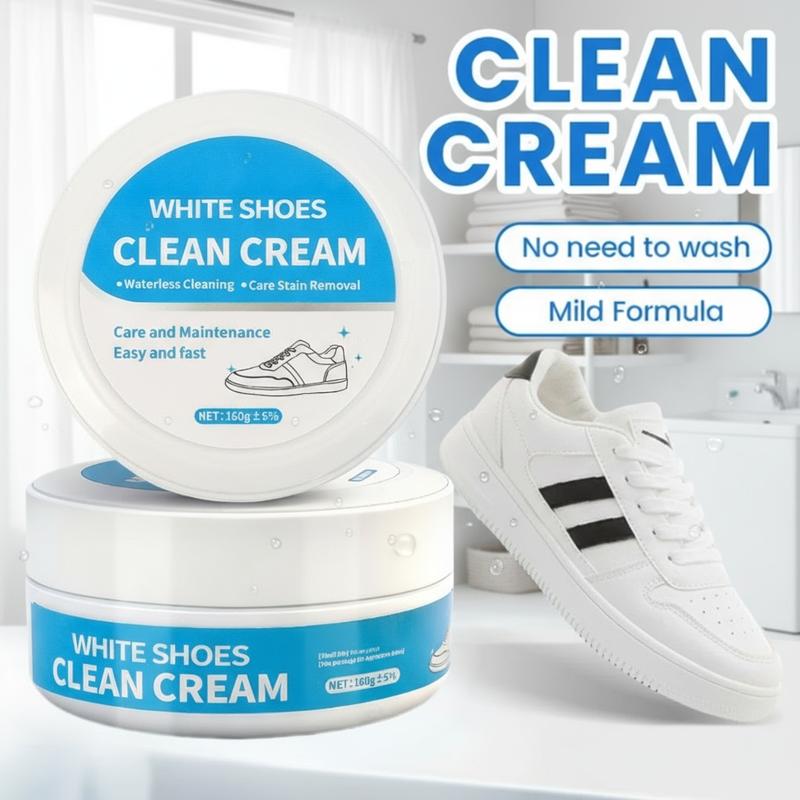 🔥Last Day 49% OFF - 🫧👟Multipurpose No-Wash White Shoe Cleaner Cream