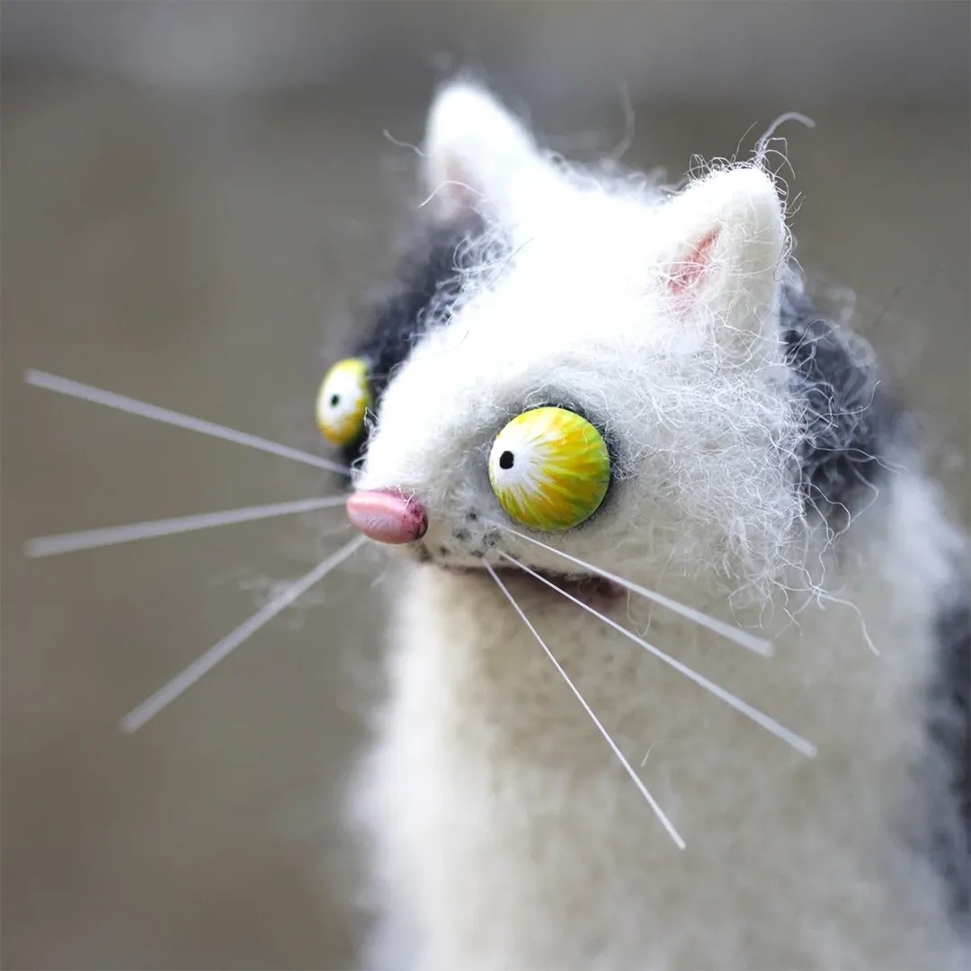 🔥LAST DAY 49% OFF -🎄✨Wool Felt Familiars – Quirky Handmade Companions