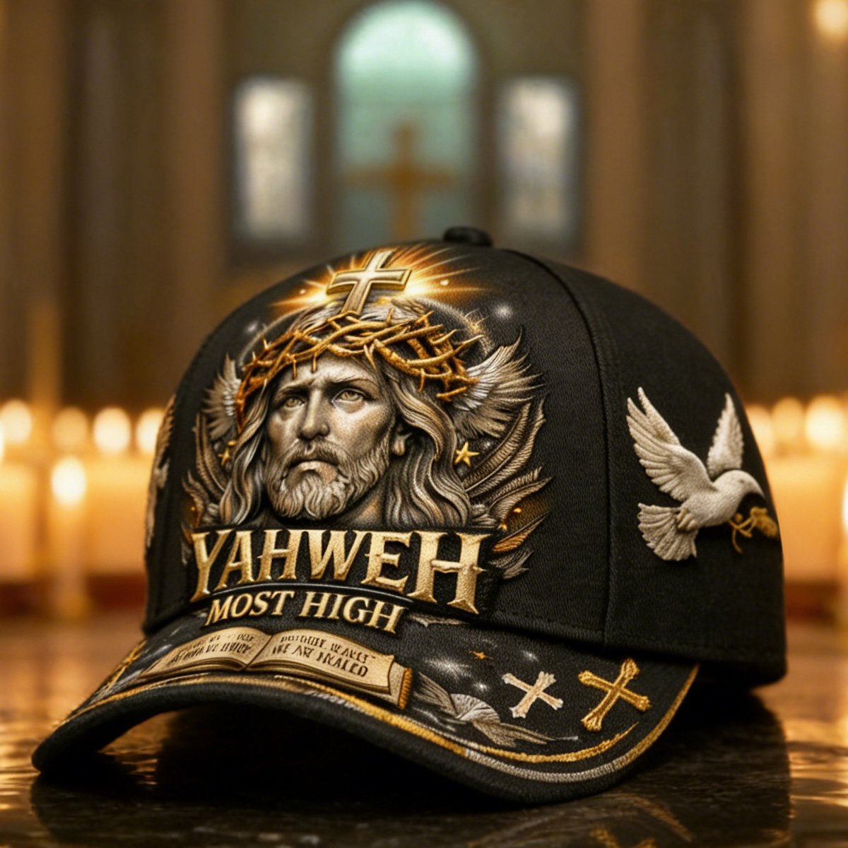 🔥LAST DAY 50% OFF - 🧢YAHWEH The True Light Faith Printed Hat