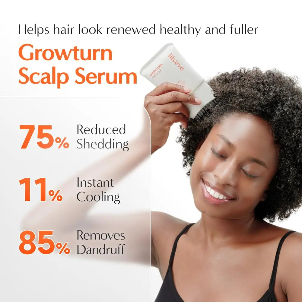 Hair Growth Serum with Built in Brush - Hair Growth & Thickening Serum for Scalp Nourishment