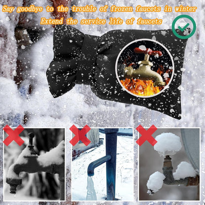 ❄️🚰Outdoor Faucet Covers for Winter Freeze Protection