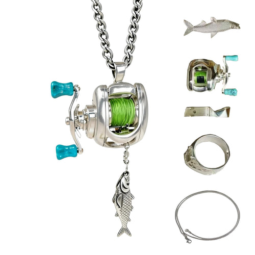 🎁Hot Sales Promotion 49% OFF🔥Fishing Reel Jewelry Set