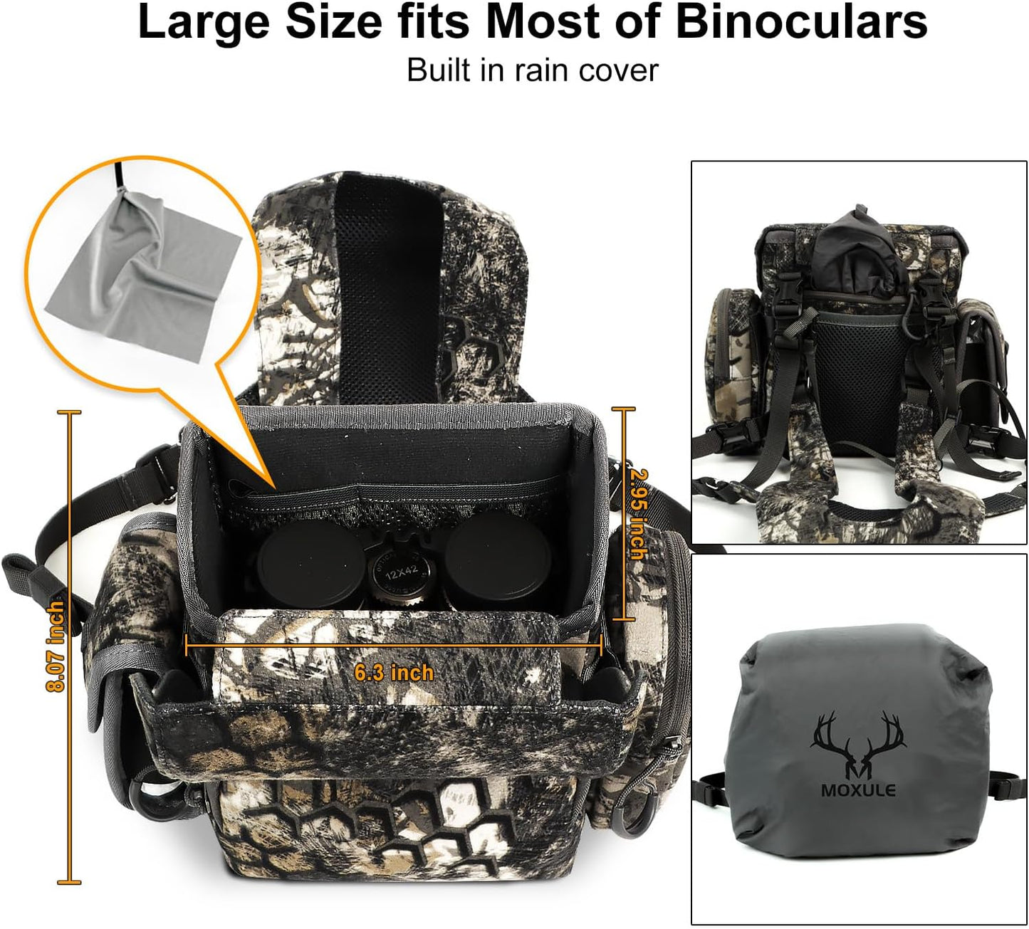 🔥LAST DAY 50% OFF- Waterproof Binocular Harness Chest Pack for Hunting, Birdwatching and Hiking