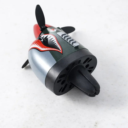 🔥Last Day 49% OFF-🚗Shark Mouth Warplane — Turn Your AC Vent Into a Fighter🚁