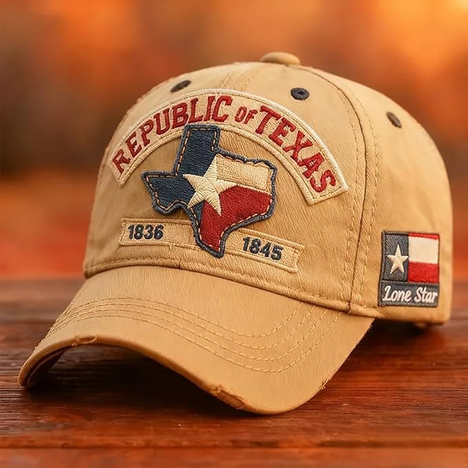 🎉New Year Flash Sale 49% OFF🤩Lone Star Legacy Texas Republic Cap🎁