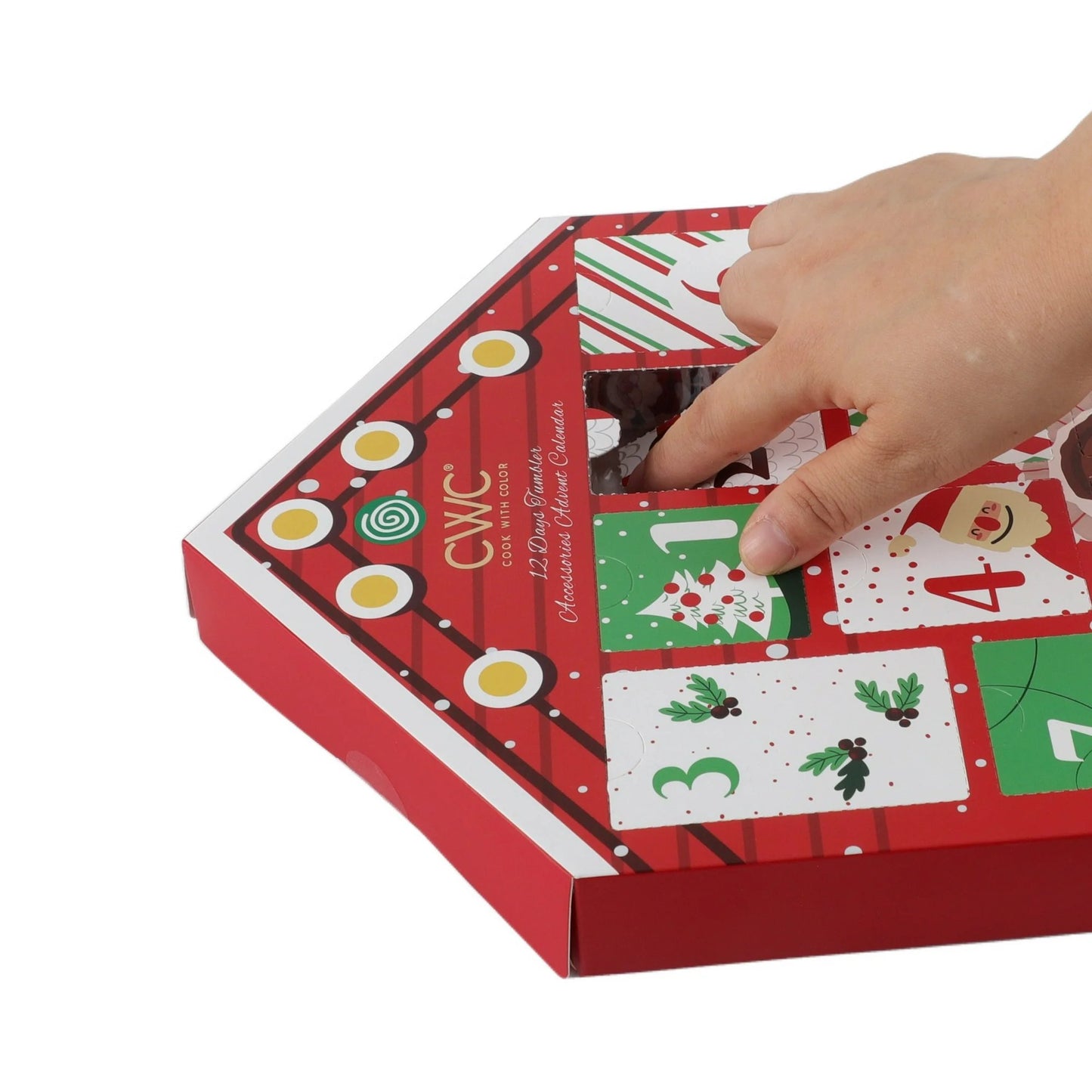 🎅Christmas Advent Calendar – 12-Piece Holiday Water Cup Accessories Set