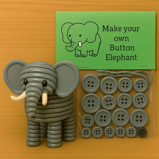 🎄🎁DIY Button Animal Ornaments