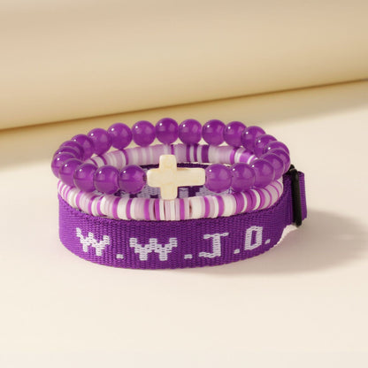 🔥LAST DAY 50% OFF-✝️ W.W.J.D. "What Would Jesus Do" Faith Bracelet Set