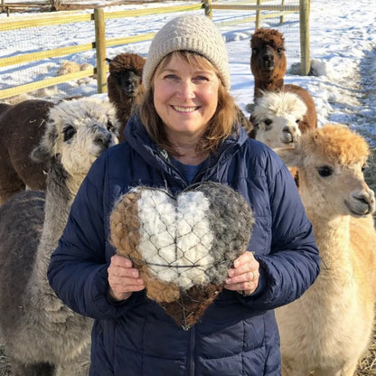 🔥LAST DAY 49% OFF - 🕊️ Handmade Alpaca Fiber Bird Nesting Heart