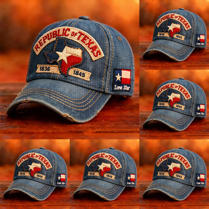 🎉New Year Flash Sale 49% OFF🤩Lone Star Legacy Texas Republic Cap🎁