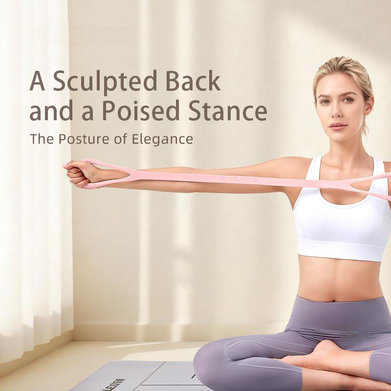 🔥Last Day 49% OFF - 🧘‍♀️Figure 8 Resistance Bands – Silicone Exercise Bands for Women👍