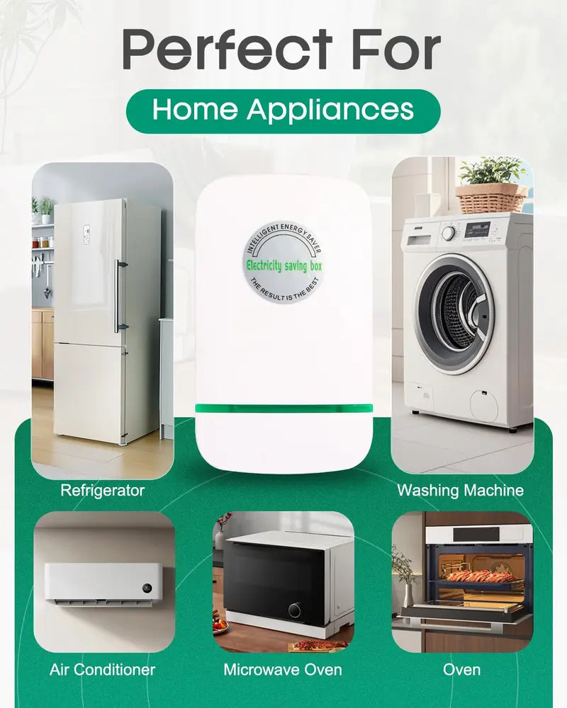 Energy Saver Plug-In Power Box with US Plug 2026 Updated Design, Compatible with 90–250V Input Range