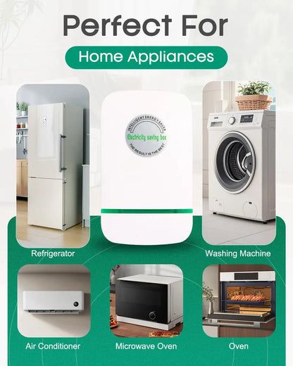 Energy Saver Plug-In Power Box with US Plug 2026 Updated Design, Compatible with 90–250V Input Range