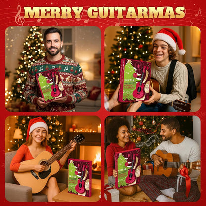 🎸uitar Advent Calendar 2025 Adult Teens, 24 Days Christmas Countdown Calendar with Gutiar Picks Capo, Tuner, Strings & Accessories Christmas Gifts for Guitar Player Family Friends🎶