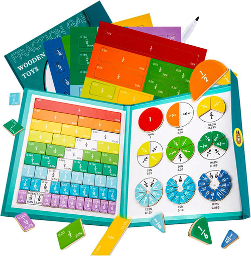 Magnetic Fraction Demonstration Book-102 Pieces!