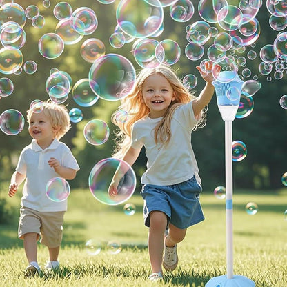 🫧 Standing Bubble Machine with Lights | Battery Operated | Fun for Family & Neighbors 🎉