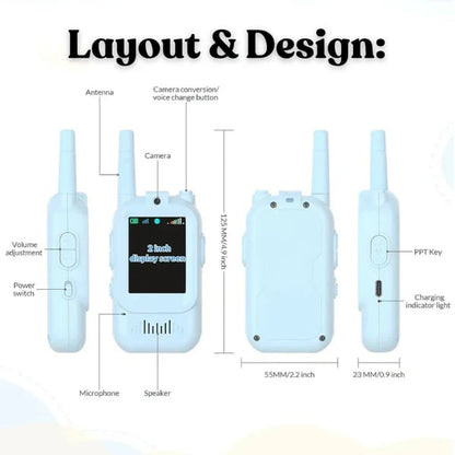 🧒📞Video Walkie Talkies for Kids