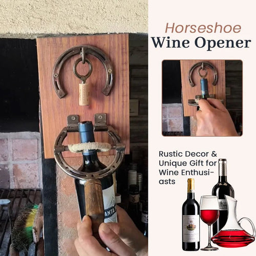 🔥Last Day 50% OFF - 🍷Wall Mounted Horseshoe Bottle Opener