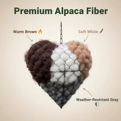 🔥LAST DAY 49% OFF - 🕊️ Handmade Alpaca Fiber Bird Nesting Heart