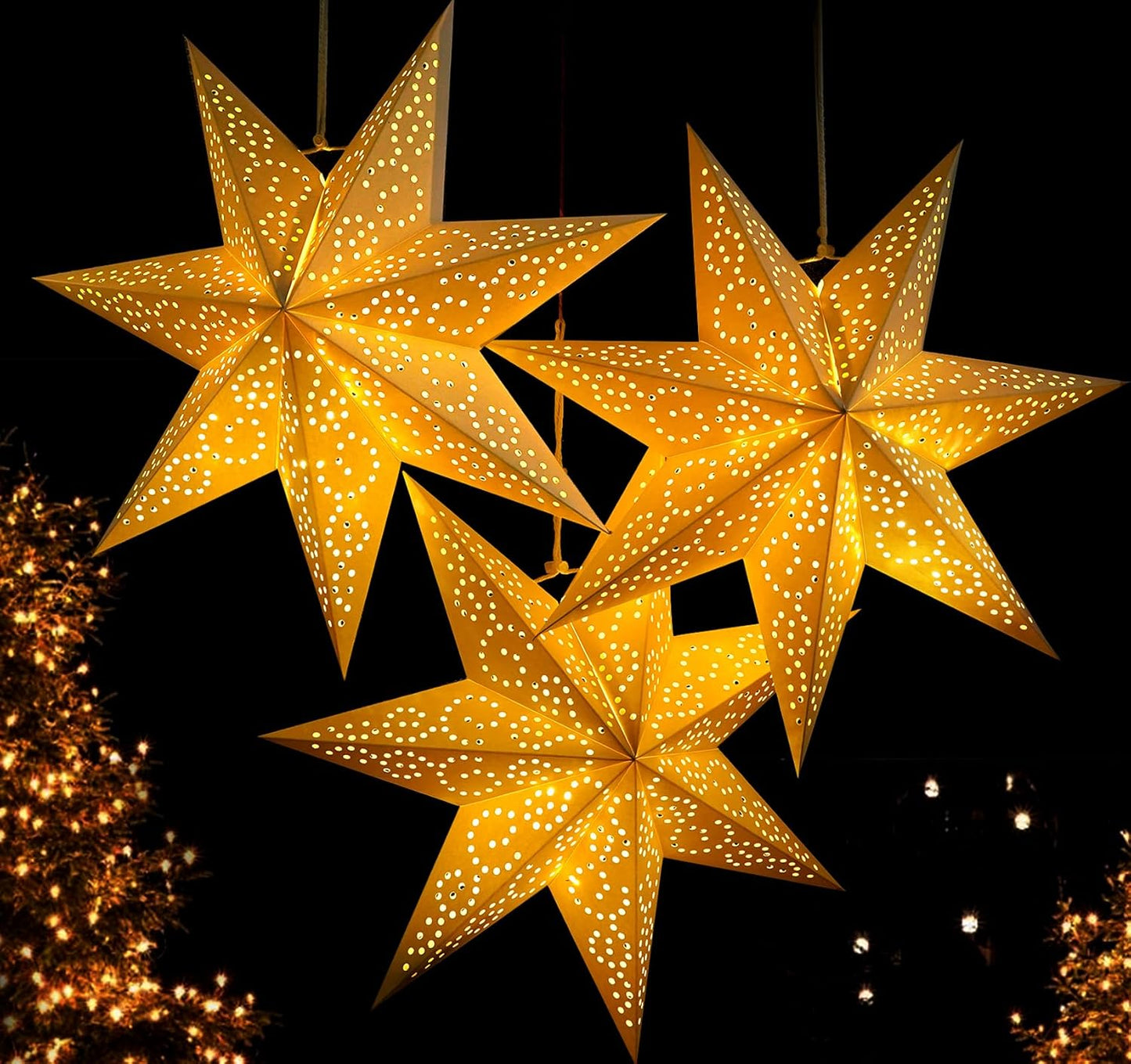 🔥Hot Sale 49% OFF-🎁Paper Star Lantern Lamp ⭐🔥