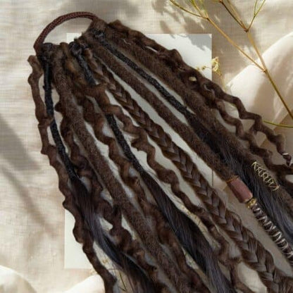 🔥Last Day 49% OFF - 👩🏼‍🦱Elastic Dread Ponytail Salty Soul