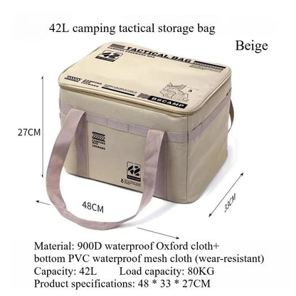 🔥Hot Sale 49% OFF🔥Large Capacity Outdoor Folding Storage Bag Waterproof Portable Camping & Picnic Organizer