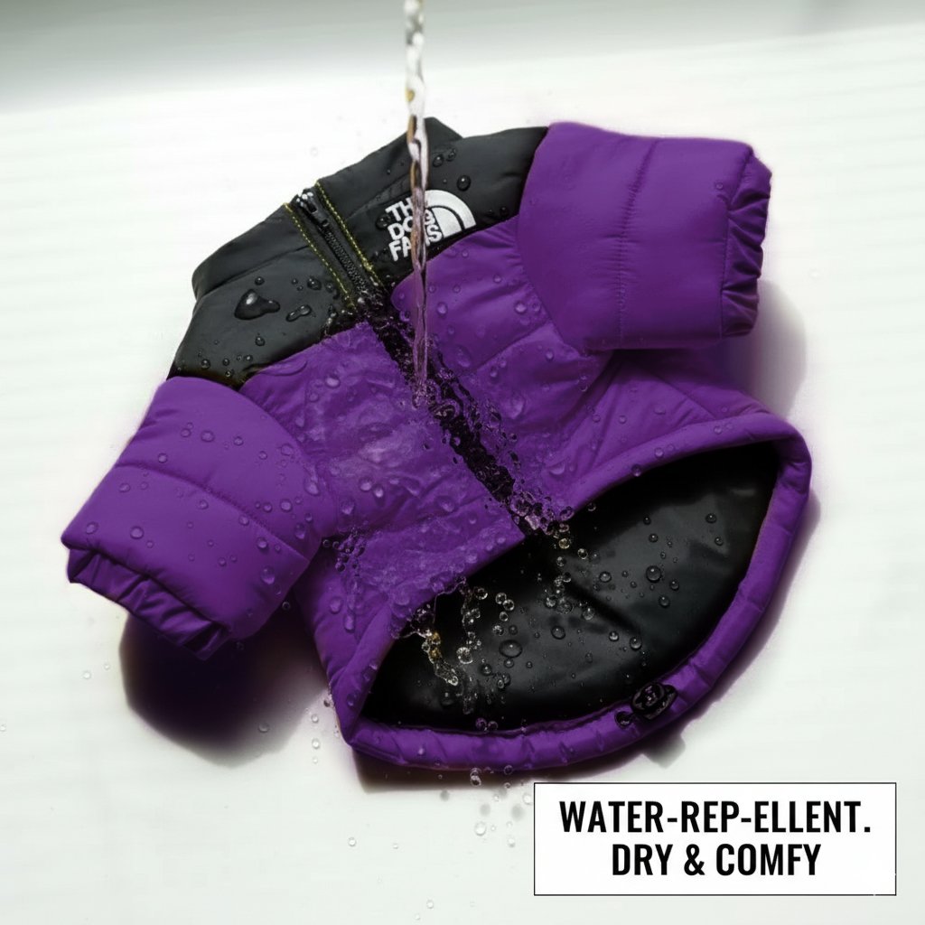 🔥Color-Block Puffer Jacket for Pets - Windproof, Waterproof, Warm & Comfortable