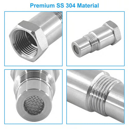 Industrial Stainless Steel Threaded Pipe Connector