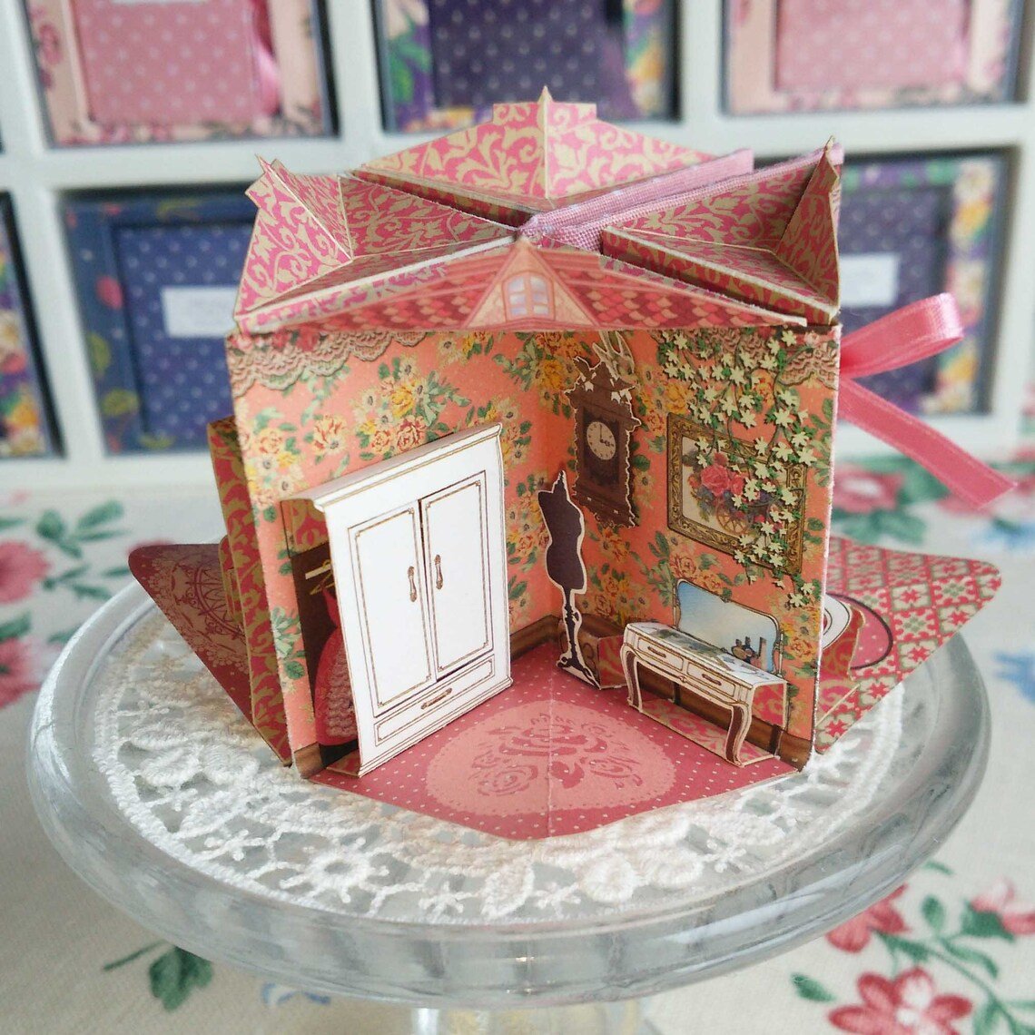 🔥Last Day 50% OFF - 🎀1:12 scale tiny  book houses