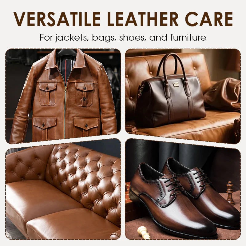 🔥Last Day 49% OFF -🧽2-in-1 Leather Cleaner and Conditioner