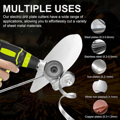 🔥Last Day 49% OFF -  Sheet Metal Cutter Drill Attachment 🛠️