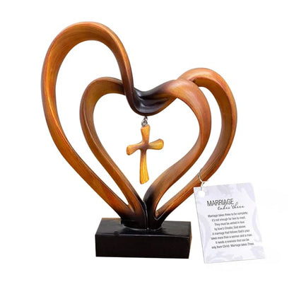 LAST DAY 49% OFF💞Handmade Easter Jesus Entwined Hearts Cross
