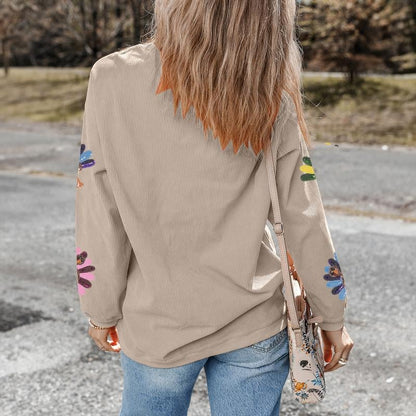 🍂 The Ultimate Thanksgiving Sweater🧡Sequined Top for Family & Friends