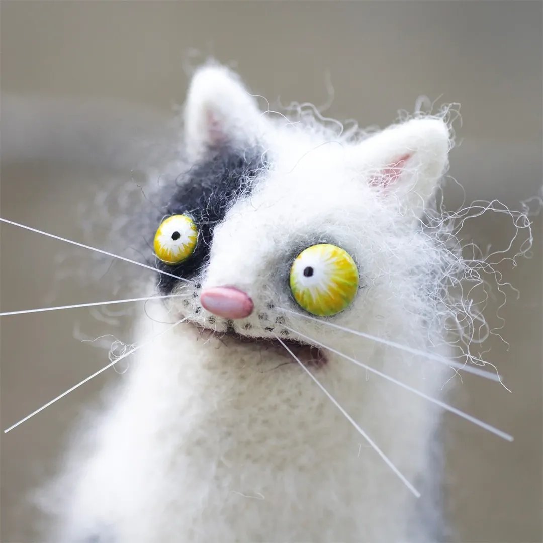 🔥LAST DAY 49% OFF -🎄✨Wool Felt Familiars – Quirky Handmade Companions