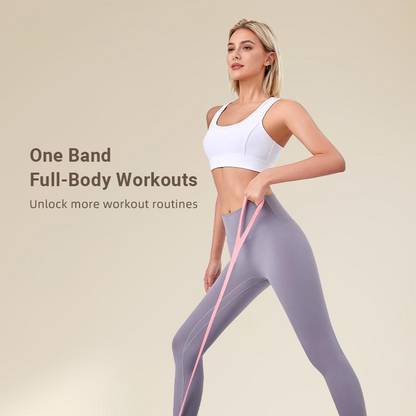 🔥Last Day 49% OFF - 🧘‍♀️Figure 8 Resistance Bands – Silicone Exercise Bands for Women👍