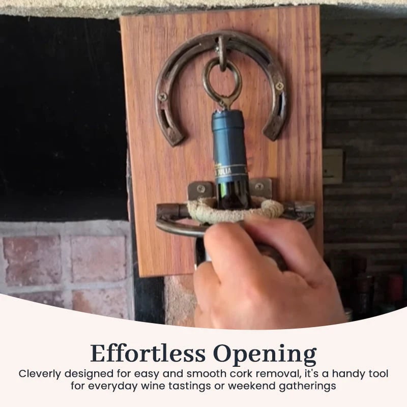 🔥Last Day 50% OFF - 🍷Wall Mounted Horseshoe Bottle Opener