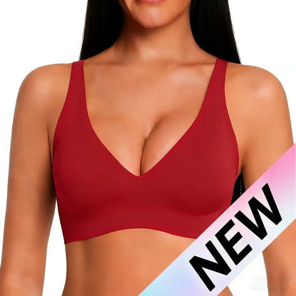 🔥Last Day 49% OFF -NESLEMY Wireless Bra | Comfortable Push-Up, Seamless, Deep V for Daily Wear