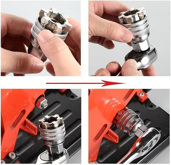 Multi-Function Universal Socket Wrench Tool – The Ultimate Solution for Effortless Repairs 🔧💪