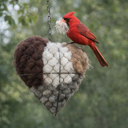 🔥LAST DAY 49% OFF - 🕊️ Handmade Alpaca Fiber Bird Nesting Heart