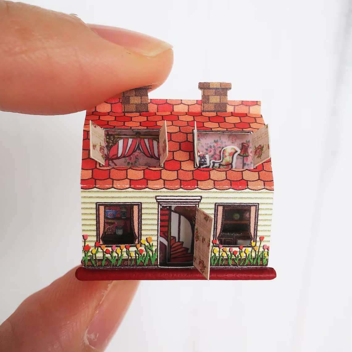 🔥Last Day 50% OFF - 🎀1:12 scale tiny  book houses