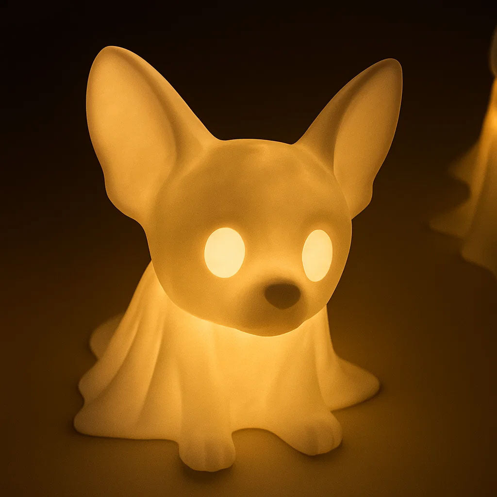 Dachshund Ghost Lamp