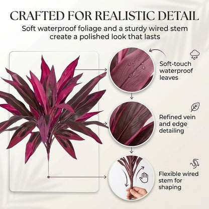 🔥 Last Day: Buy One, Get One Free (Total 2 Plants) — Large, Lifelike Artificial Boston Fern & Dragon Tree